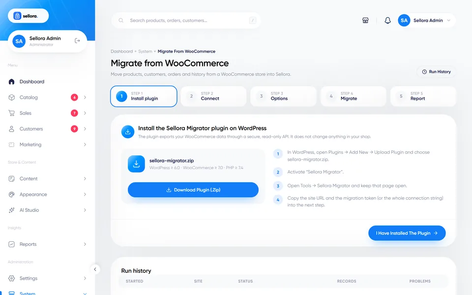 WooCommerce migration