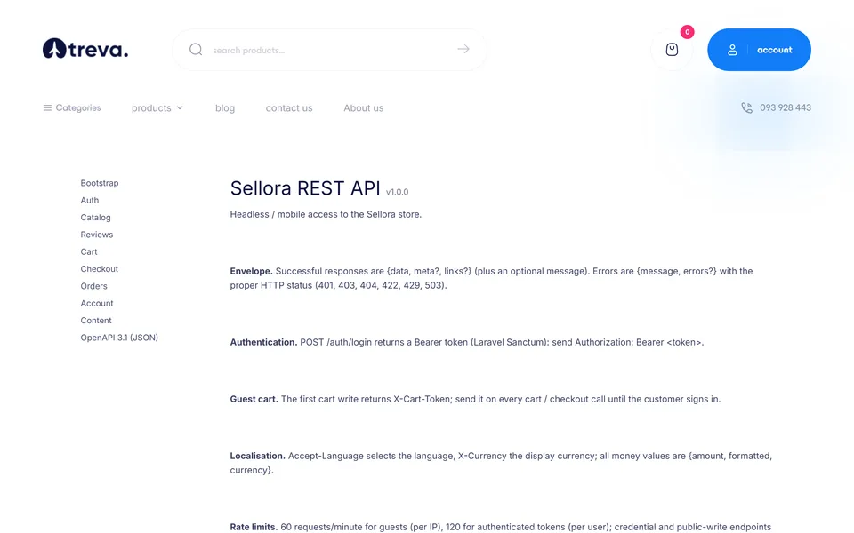 REST API docs