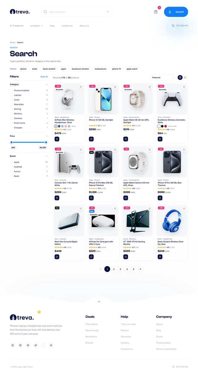 Search results