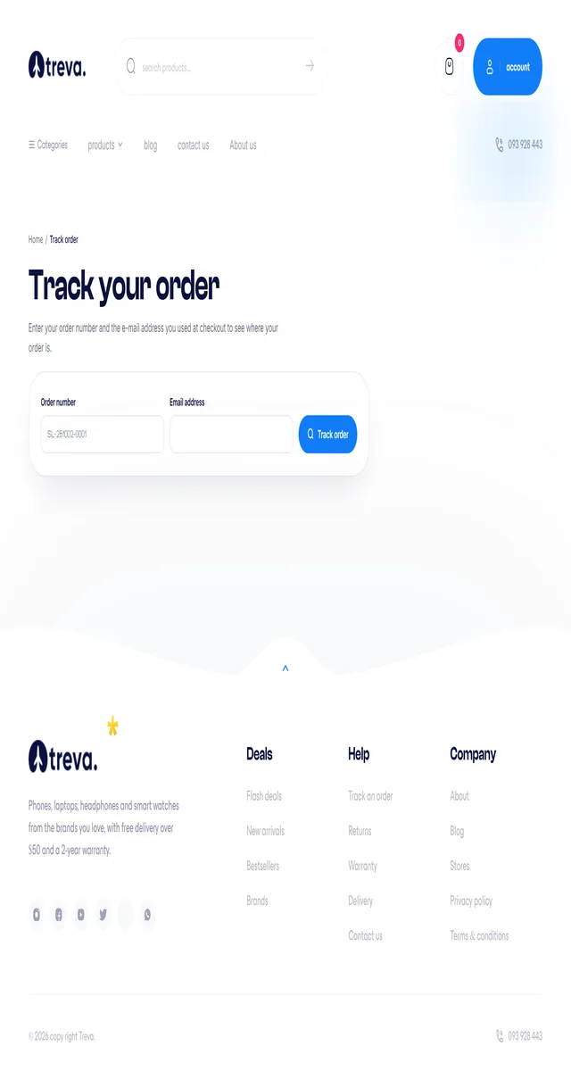 Order tracking
