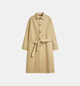 Belted Cotton Trench Coat