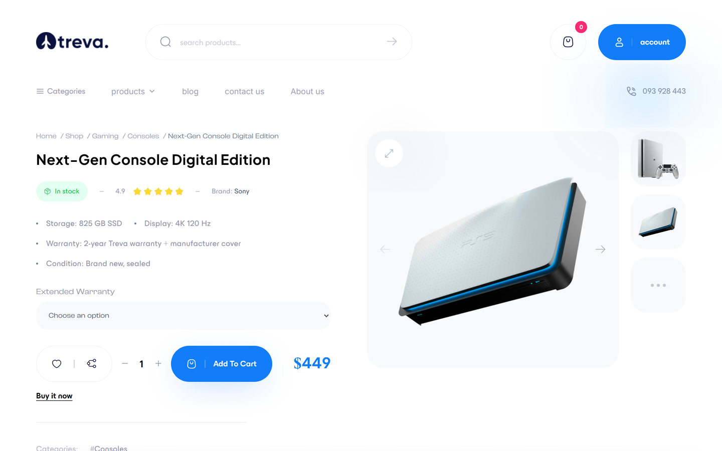 Full width layout