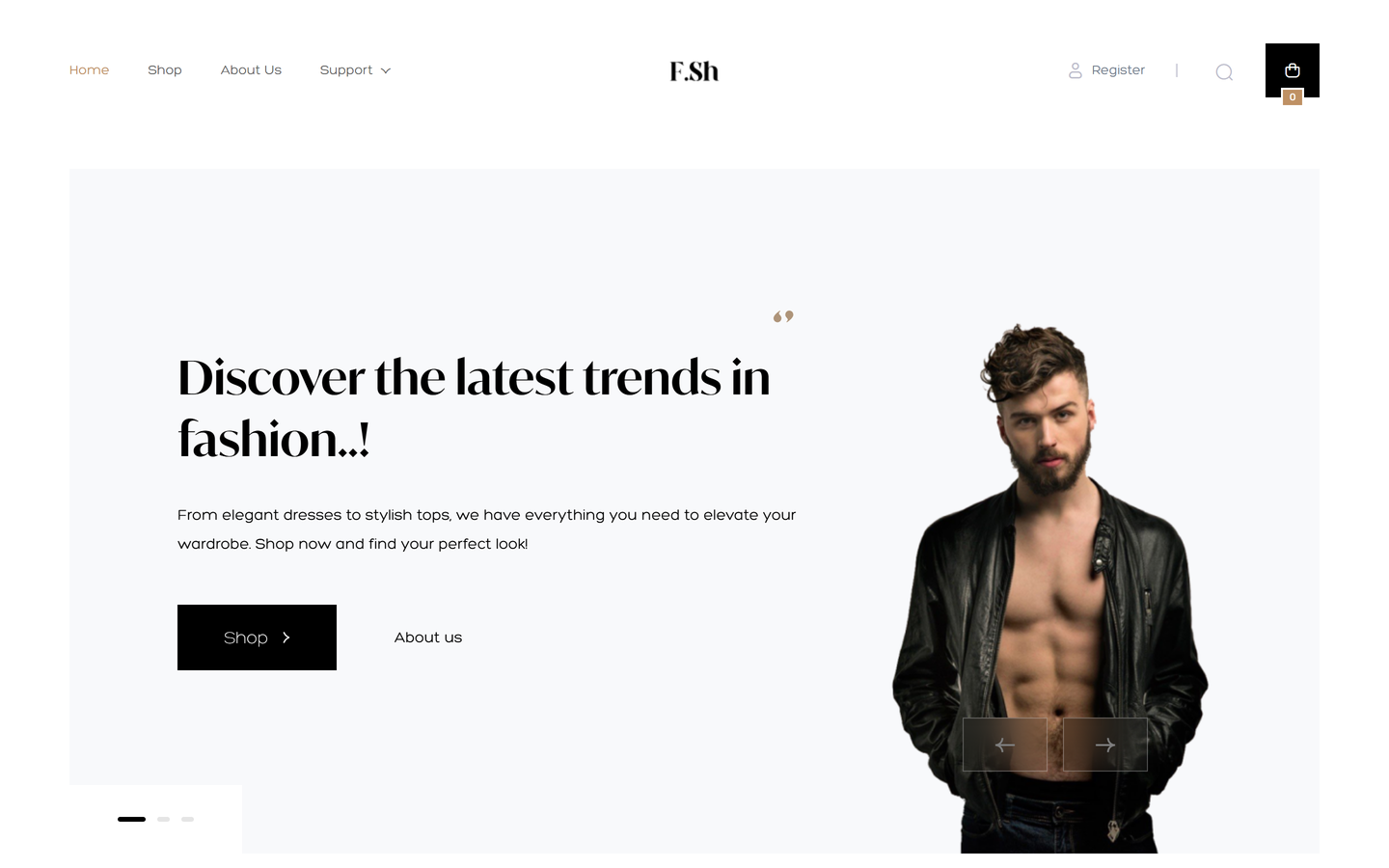 Fashion Store preset