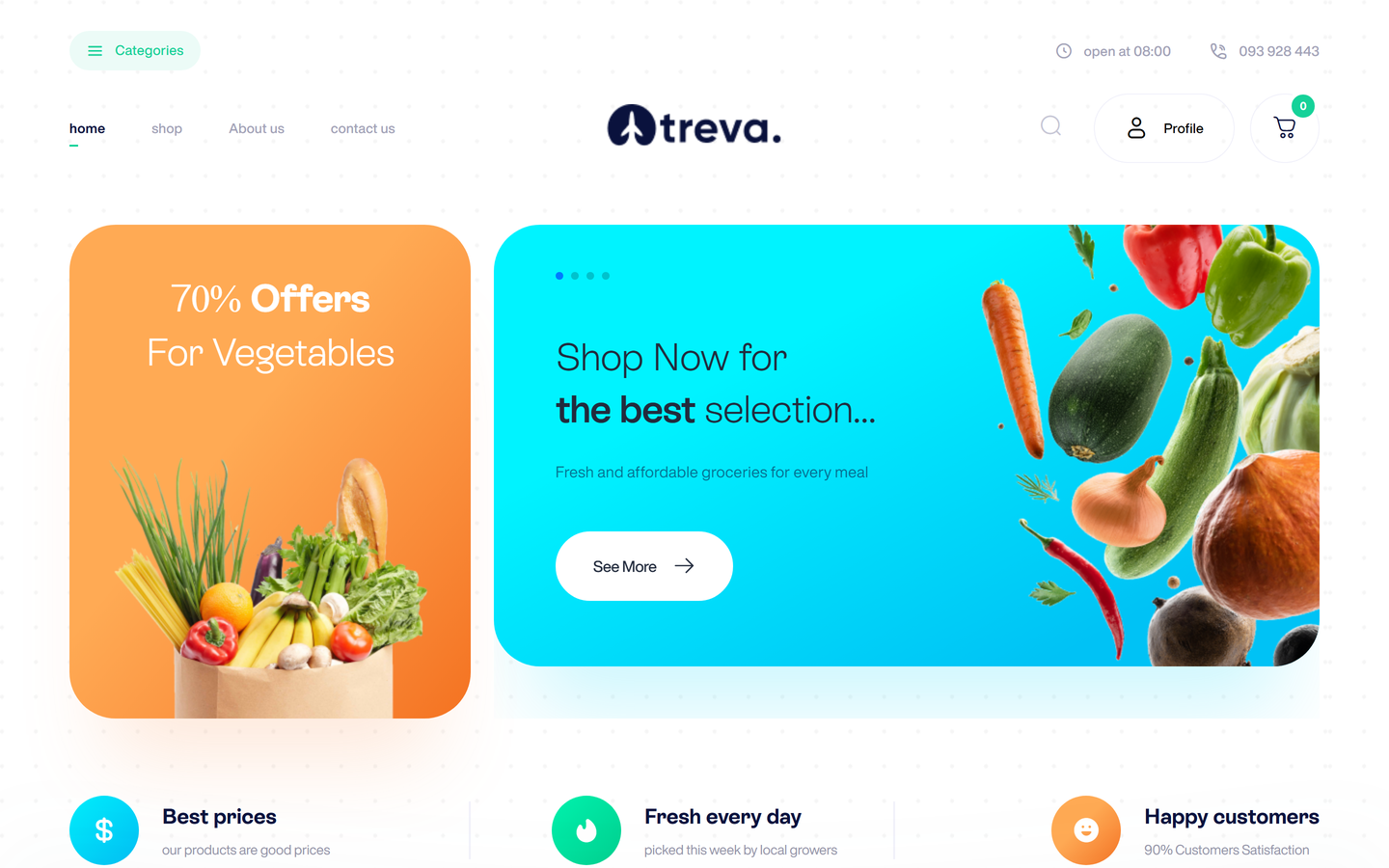 Fruits and vegetables preset