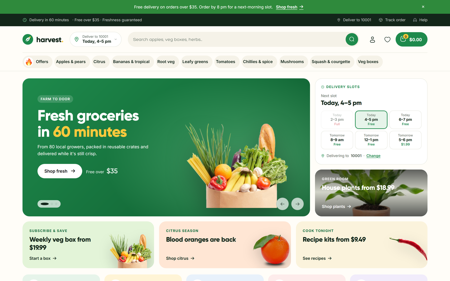 Grocery preset