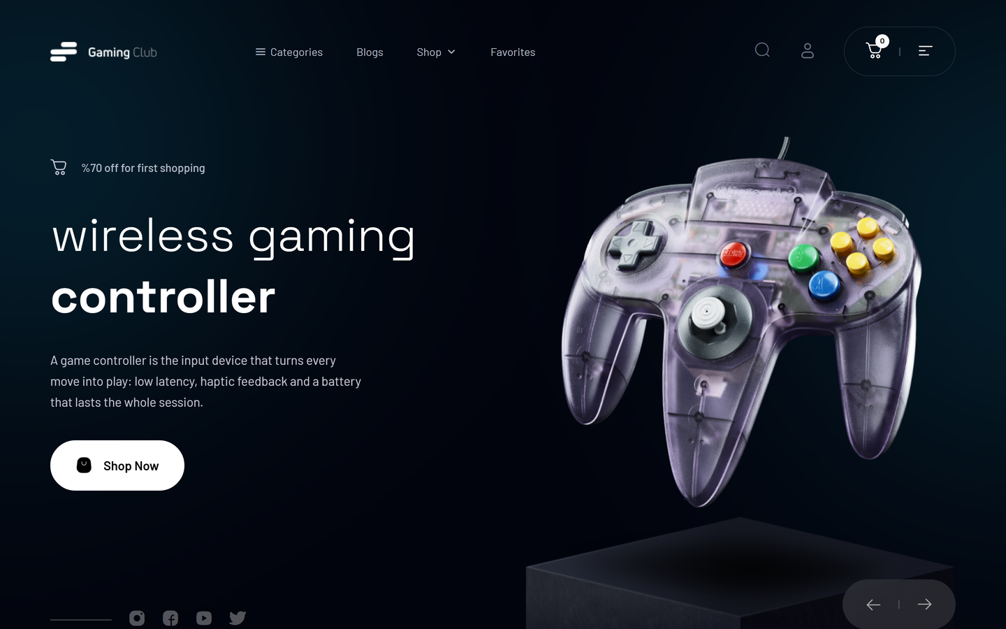 Gaming Store preset